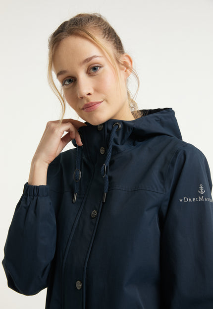 Dreimaster maritim Damen Regenblouson