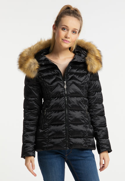 Dreimaster Klassik Damen wattierte Steppjacke