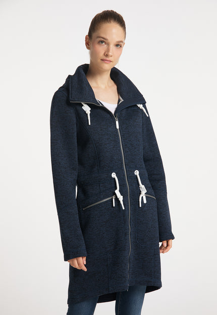 ICEBOUND Damen Strickfleece-Mantel