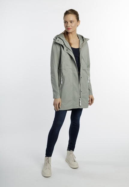 Dreimaster Maritim Women's Transitional Cotton Coat