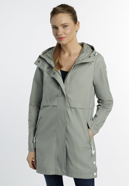 Dreimaster Maritim Women's Transitional Cotton Coat