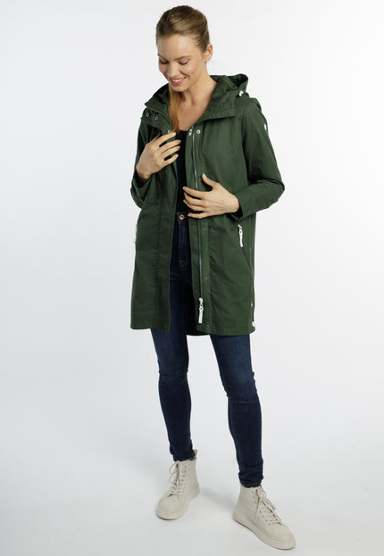 Dreimaster Maritim Women's Transitional Cotton Coat