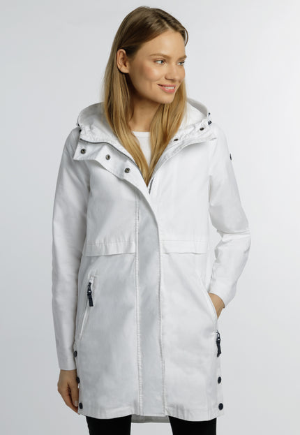 Dreimaster Maritim Women's Transitional Cotton Coat