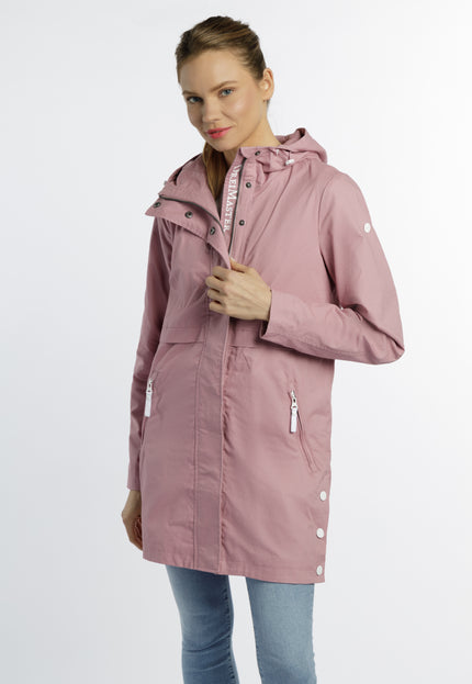 Dreimaster Maritim Women's Transitional Cotton Coat