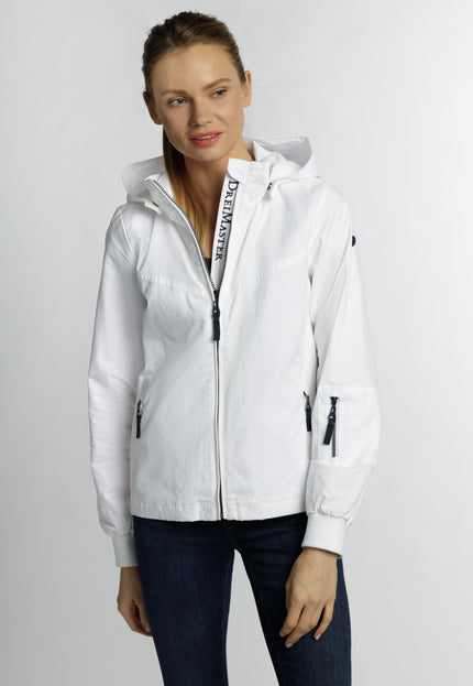 Dreimaster Maritim Women's Transition Jacket Made Of Cotton