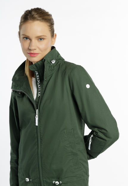 Dreimaster Maritim Women's Transition Jacket Made Of Cotton