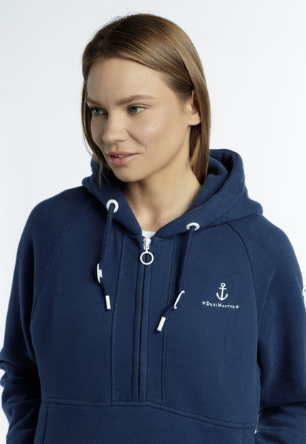 Dreimaster maritim Damen-Zip-Hoodie