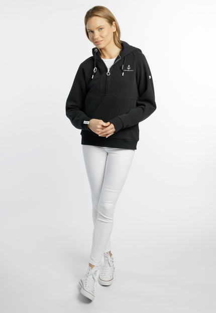 Dreimaster maritim Damen-Zip-Hoodie