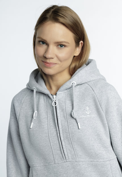 Dreimaster maritim Damen-Zip-Hoodie