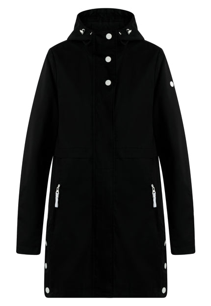 Dreimaster Maritim Women's Transitional Cotton Coat