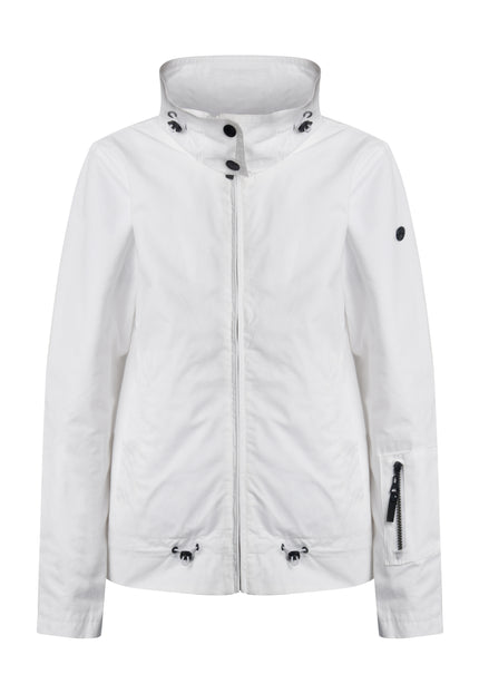 Dreimaster Maritim Women's Transition Jacket Made Of Cotton