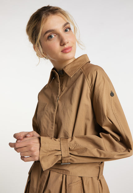 DreiMaster Vintage Women's Cotton Trench Coat