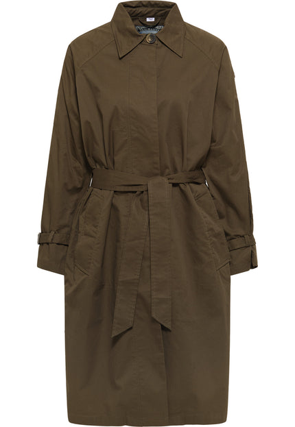 DreiMaster Vintage Women's Cotton Trench Coat