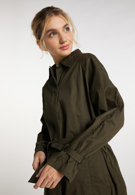 DreiMaster Vintage Women's Cotton Trench Coat