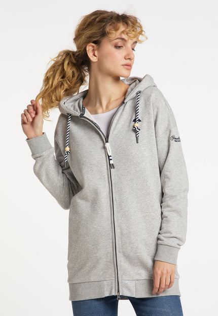 Schmuddelwedda Damen Lang Sweatjacke