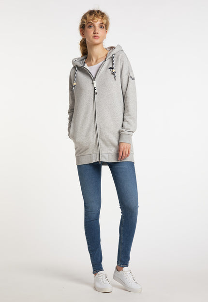 Schmuddelwedda Damen Lang Sweatjacke