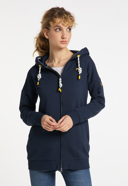 Schmuddelwedda Damen Lang Sweatjacke