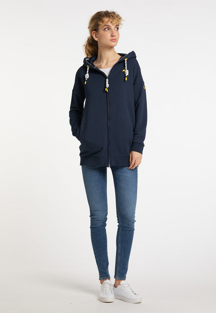 Schmuddelwedda Damen Lang Sweatjacke