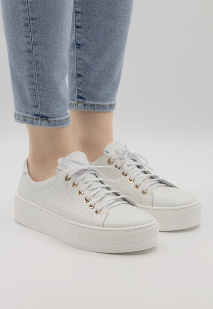 Dreimaster maritim Women's Leather Sneakers