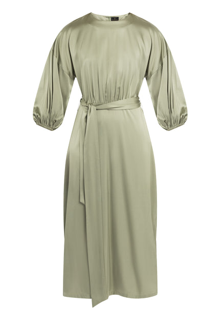 Dreimaster Klassik Women's Satin Maxi Dress