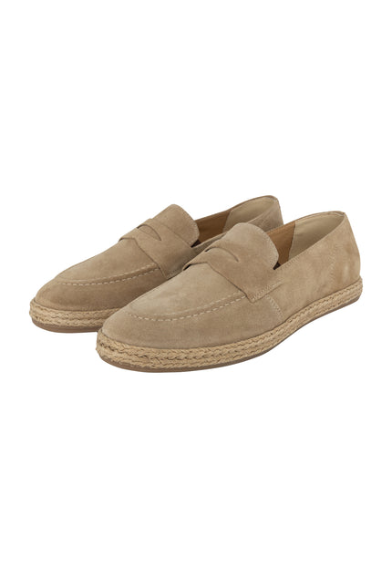 DreiMaster Maritim Men's Suede Penny Loafers