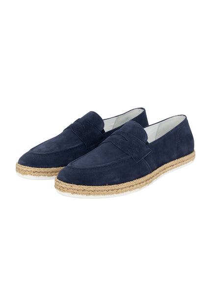 DreiMaster Maritim Men's Suede Penny Loafers