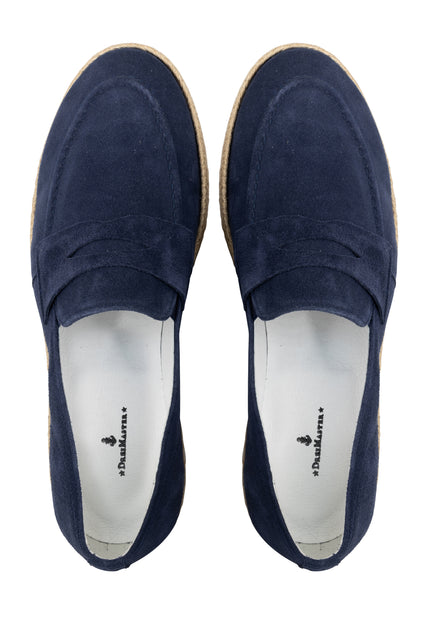 DreiMaster Maritim Men's Suede Penny Loafers