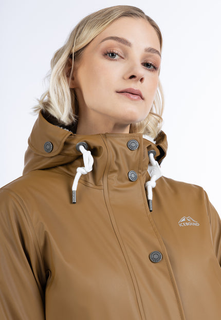 ICEBOUND Women's Raincoat With Teddy Lining