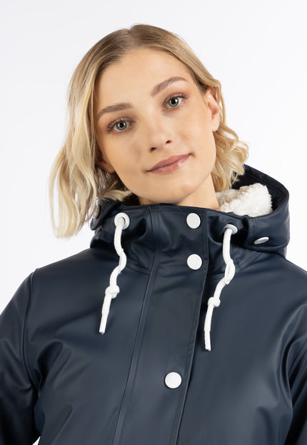 DreiMaster Maritim Women's Raincoat With Teddy Lining