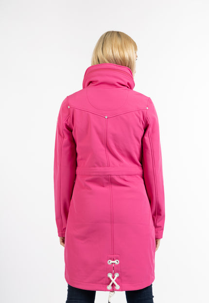 Schmuddelwedda Damen Softshell Mantel mit Zauberdruck