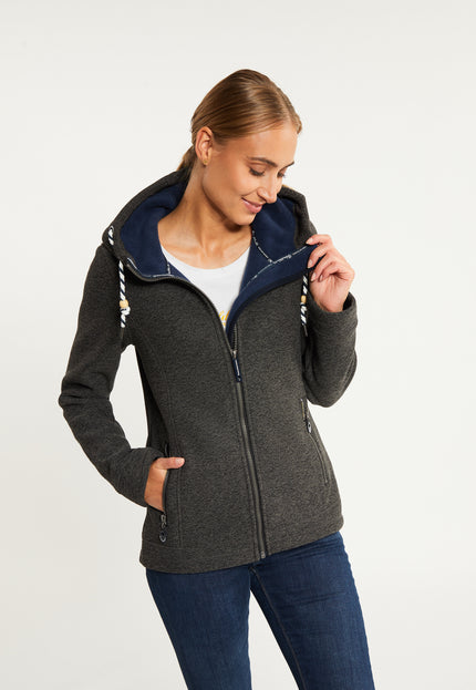 Schmuddelwedda Damen Strickfleecejacke