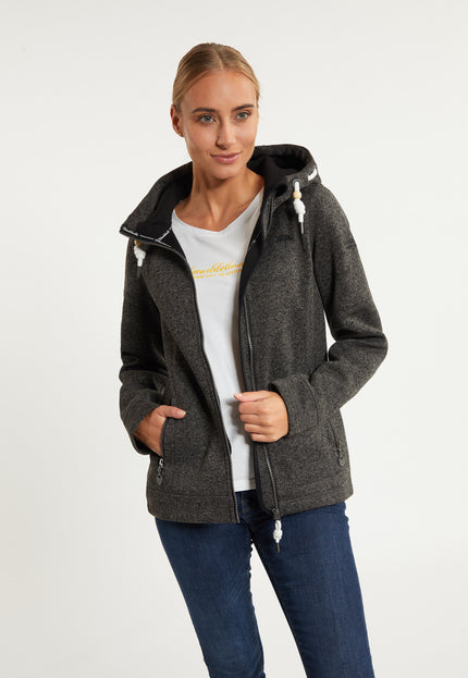 Schmuddelwedda Damen Strickfleecejacke