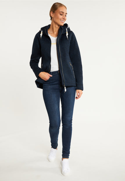 Schmuddelwedda Damen Strickfleecejacke