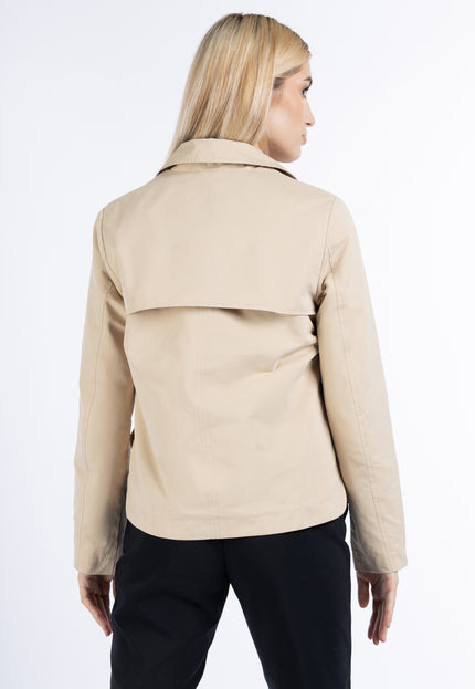 DreiMaster Klassik Women's Short Trench Jacket