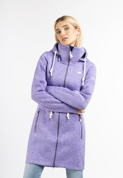 Schmuddelwedda Damen Strickfleece Mantel