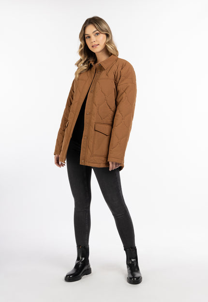 Dreimaster Vintage Damen-Baumwolljacke mit leichter Wattierung