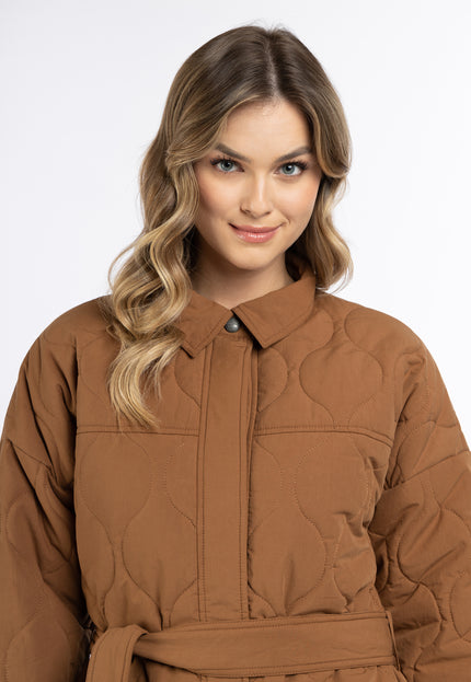 Dreimaster Vintage Damen-Baumwolljacke mit leichter Wattierung