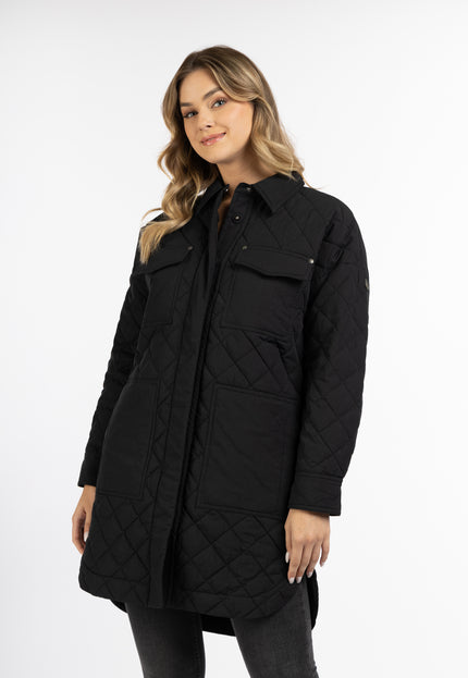 Dreimaster Vintage Damen-Baumwolljacke mit leichter Wattierung