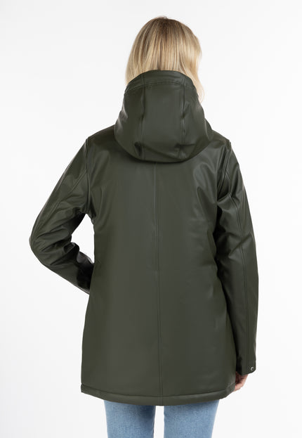 Schmuddelwedda Damen gepolsterte Regenjacke