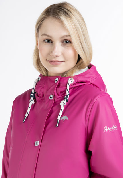 Schmuddelwedda Damen gepolsterte Regenjacke