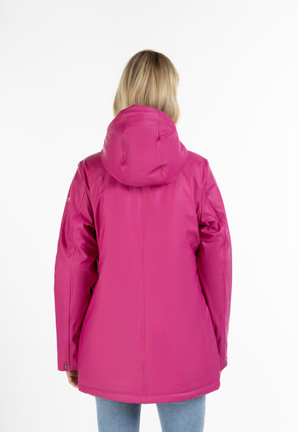 Schmuddelwedda Damen gepolsterte Regenjacke