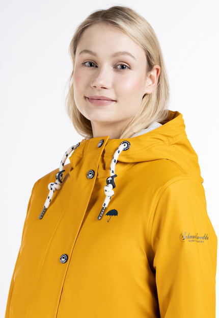 Schmuddelwedda Damen gepolsterte Regenjacke