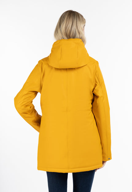 Schmuddelwedda Damen gepolsterte Regenjacke