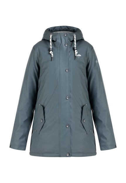 Schmuddelwedda Damen gepolsterte Regenjacke