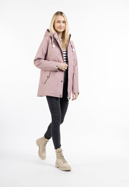 Schmuddelwedda Women's Rain Jacket With Faux Fur Lining