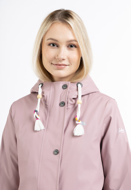 Schmuddelwedda Women's Rain Jacket With Faux Fur Lining