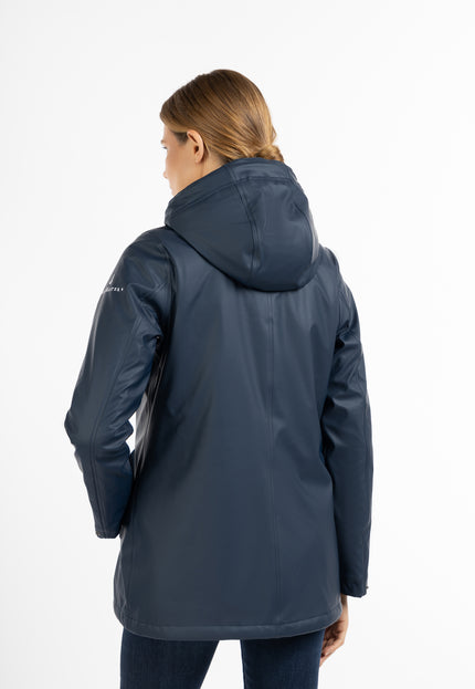 Dreimaster Maritim Damen Regenjacke mit Kunstfellfutter