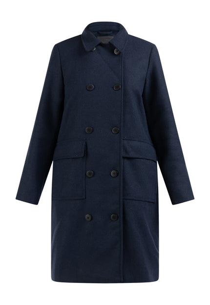 DreiMaster Klassik Women's Transitional Coat Made Of Wool Blend