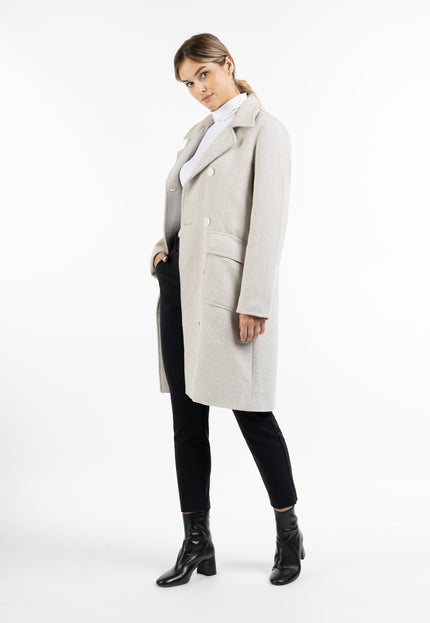 Dreimaster Klassik Women's Herringbone Transition Coat