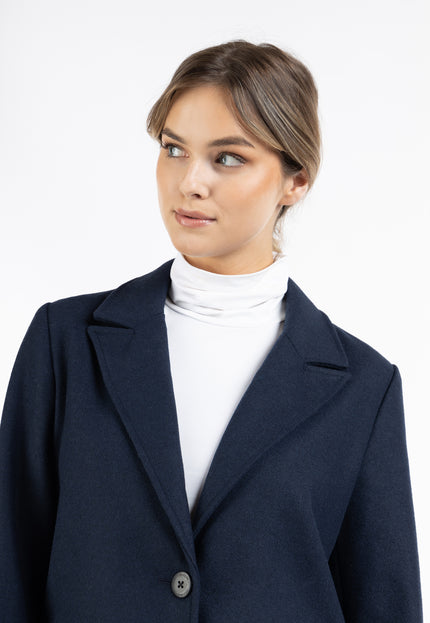 Dreimaster Klassik Damen-Blazer aus langer Wollmischung